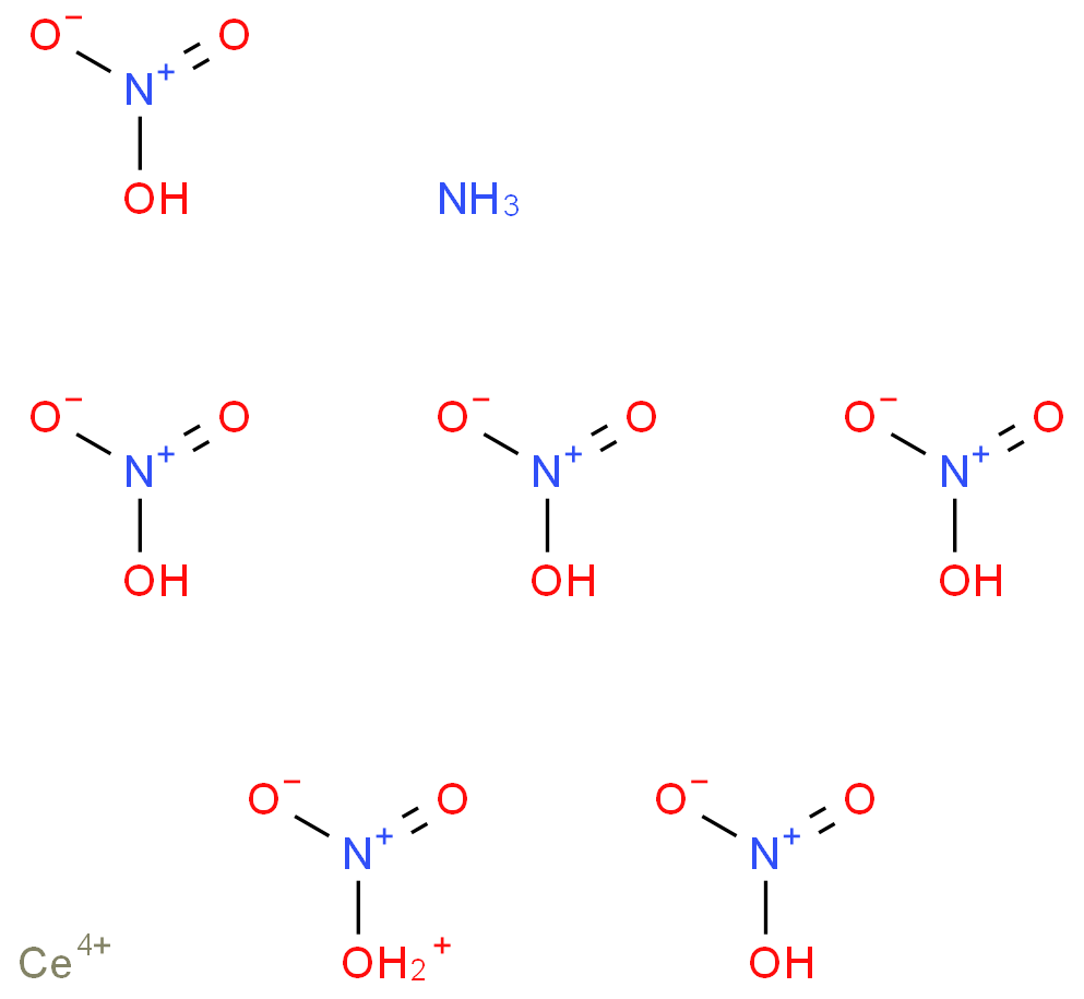 硝酸铈铵化学结构式