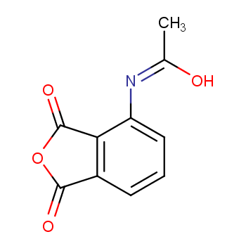 1,3-二氧代-2-异吲哚啉乙酸化学结构式