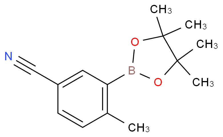 4-methyl-3-(4,4,5,5-tetramethyl-1,3,2-dioxaborolan-2-yl)benzonitrile
