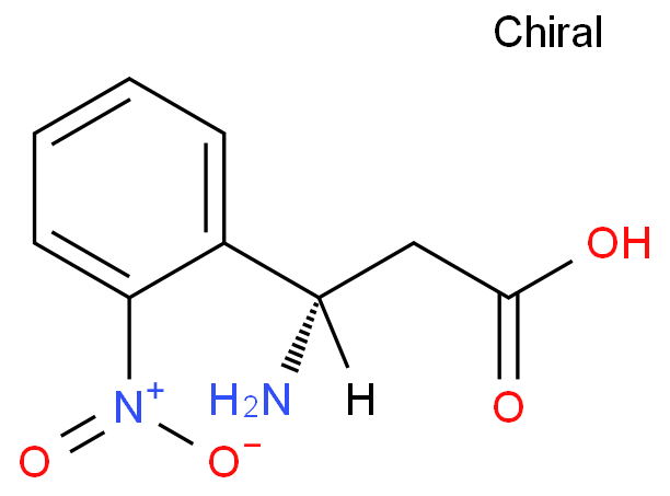 (S)-3-氨基-3-(2-硝基苯基)-丙酸 CAS号:732242-02-3科研及生产专用 高校及研究所支持货到付款