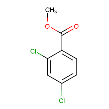 35112-28-8 2,4-二氯苯甲酸甲酯 结构式图片