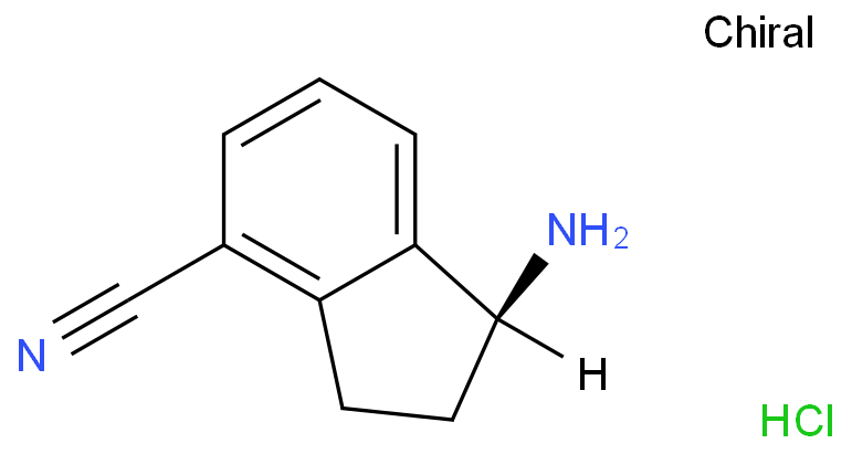 (S)-1-amino-2,3-dihydro-1H-indene-4-carbonitrile hydrochloride