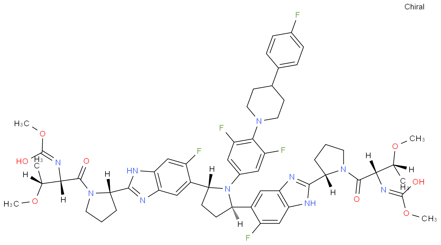 哌仑他韦化学结构式