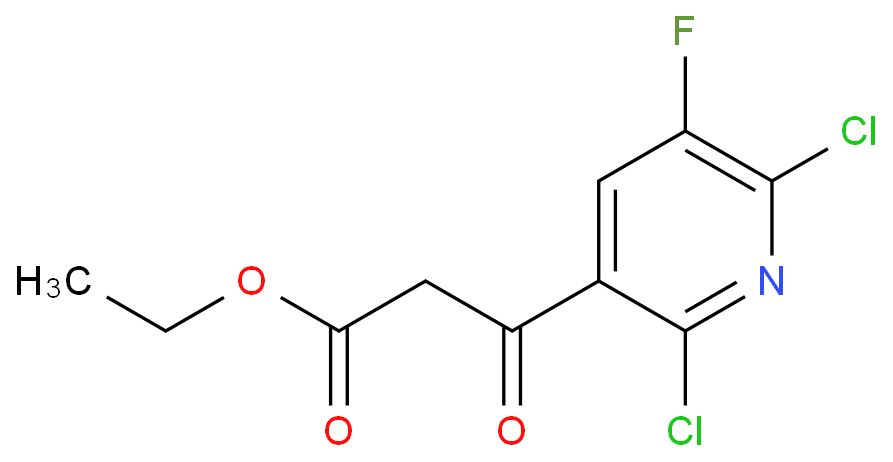 ethyl 3-(2,6-dichloro-5-fluoropyridin-3-yl)-3-oxopropanoate