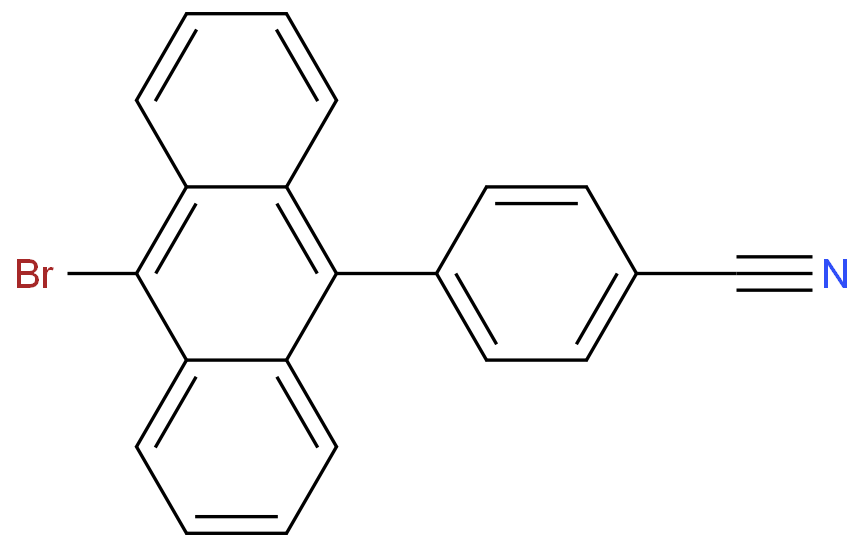 4-(10-bromoanthracen-9-yl)benzonitrile  