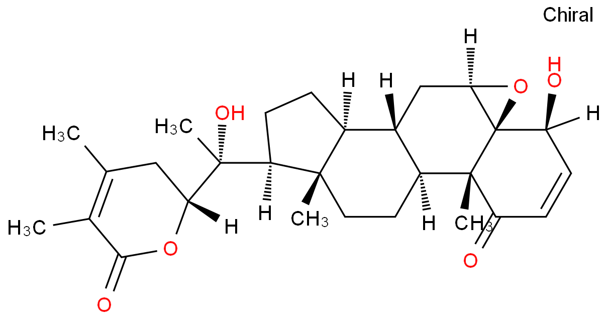 WITHANOLIDE D(P) structure