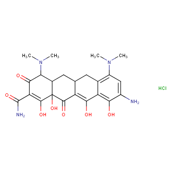 9-Amino minocycline hydrochloride structure