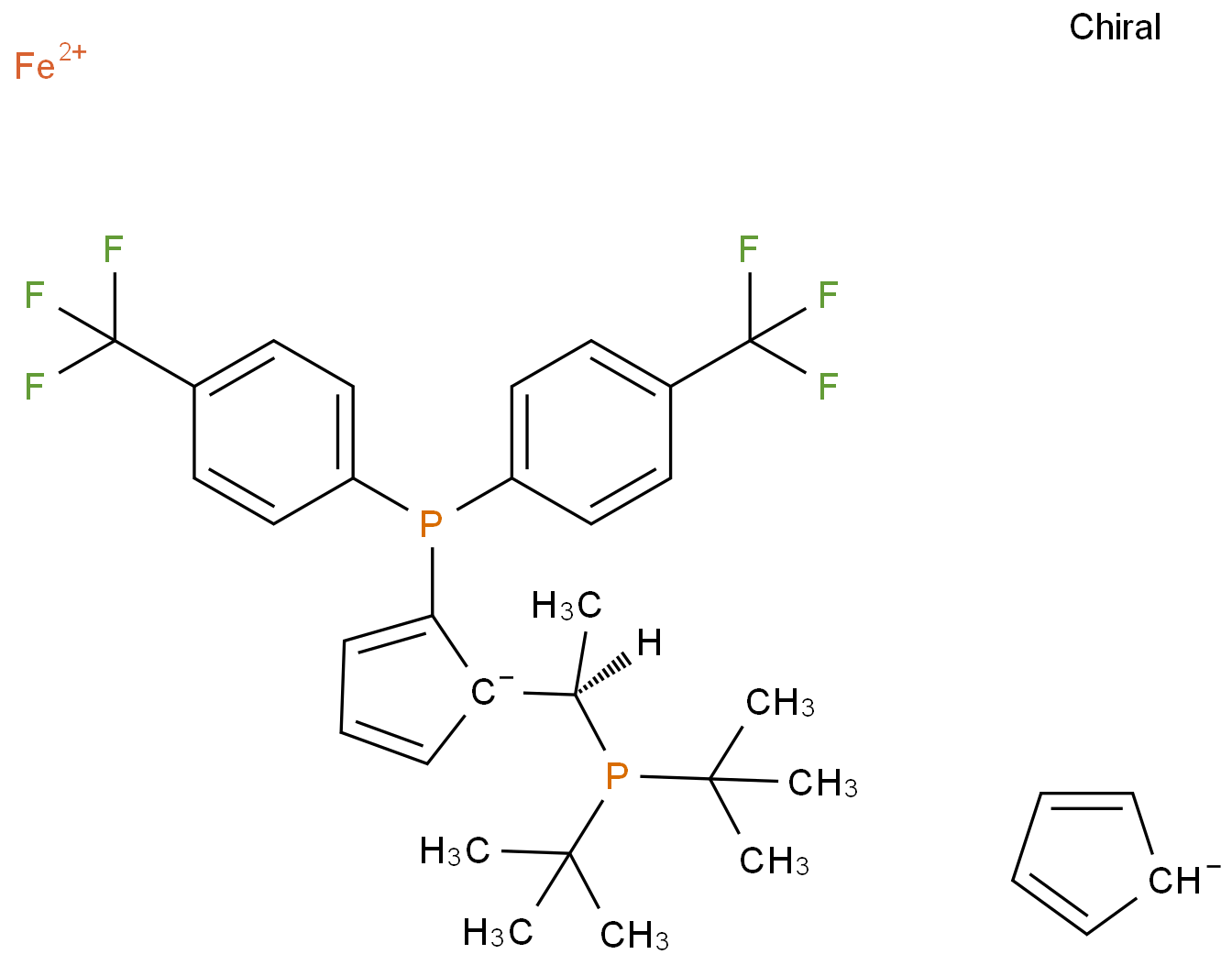 (R)-(-)-1-[(S)-2-二叔丁基膦)二茂鐵]乙基二-(4-三氟甲基苯)膦