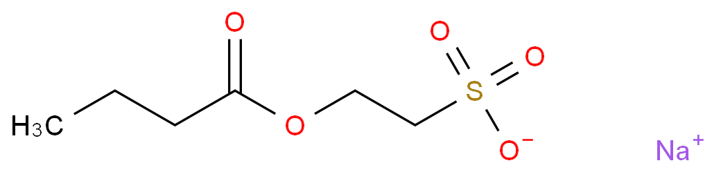椰油基羟乙基磺酸钠化学结构式