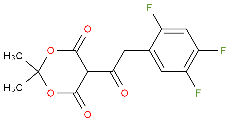 2,2-DiMethyl-5-[(2,4,5-trifluorophenyl)acetyl]-1,3-dioxane-4,6-dione