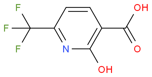 2-羟基-6-三氟甲基烟酸化学结构式