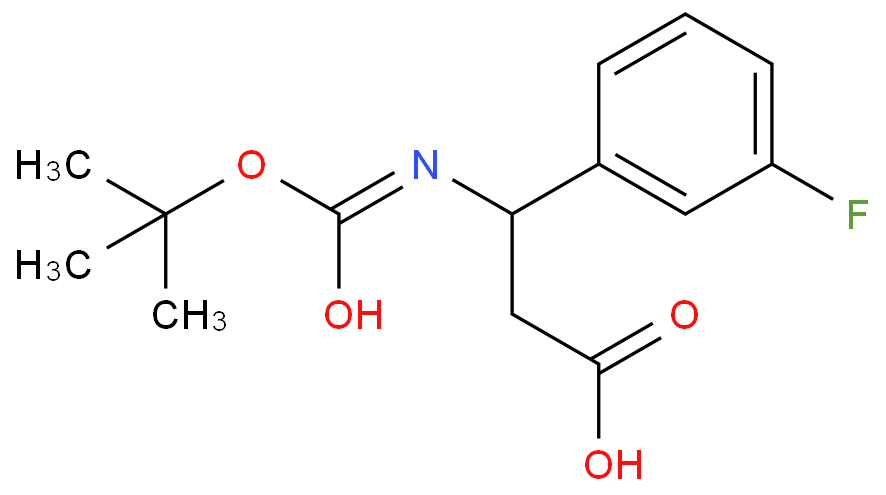 3-[(TERT-BUTOXYCARBONYL)AMINO]-3-(3-FLUOROPHENYL)PROPANOIC ACID