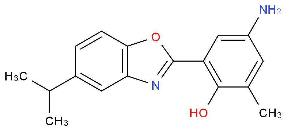 4-AMINO-2-(5-ISOPROPYL-1,3-BENZOXAZOL-2-YL)-6-METHYLPHENOL