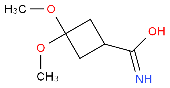 3,3-二甲氧基环丁烷-1-甲酰胺 CAS号:2360931-42-4科研及生产专用 高校及研究所支持货到付款