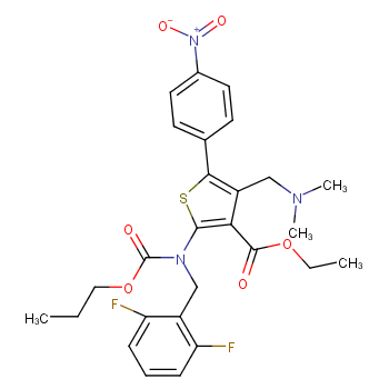 3-THIOPHENECARBOXYLICACID,2-[[(2,6-DIFLUOROPHENYL)METHYL](PROPOXYCARBONYL)AMINO]-4-[(DIMETHYLAMINO