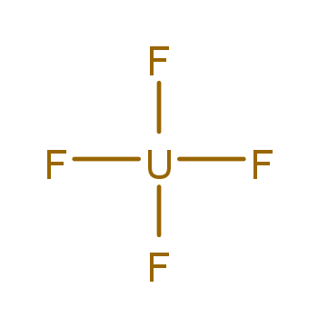 四氟化铀化学结构式