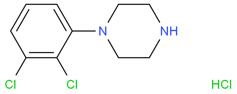 1-(2,3-二氯苯基)哌嗪盐酸盐化学结构式
