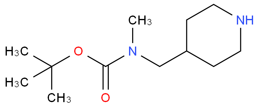 tert-Butyl methyl(piperidin-4-ylmethyl)carbamate  