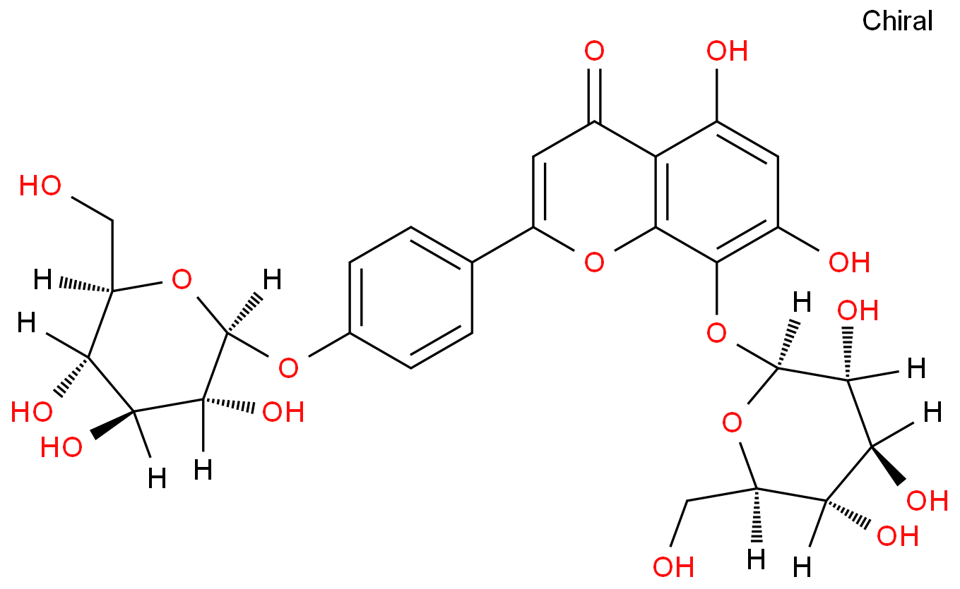 5,7-dihydroxy-8-[(2S,3R,4S,5S,6R)-3,4,5-trihydroxy-6-(hydroxymethyl)oxan-2-yl]oxy-2-[4-[(2S,3R,4S,5S,6R)-3,4,5-trihydroxy-6-(hydroxymethyl)oxan-2-yl]oxyphenyl]chromen-4-one