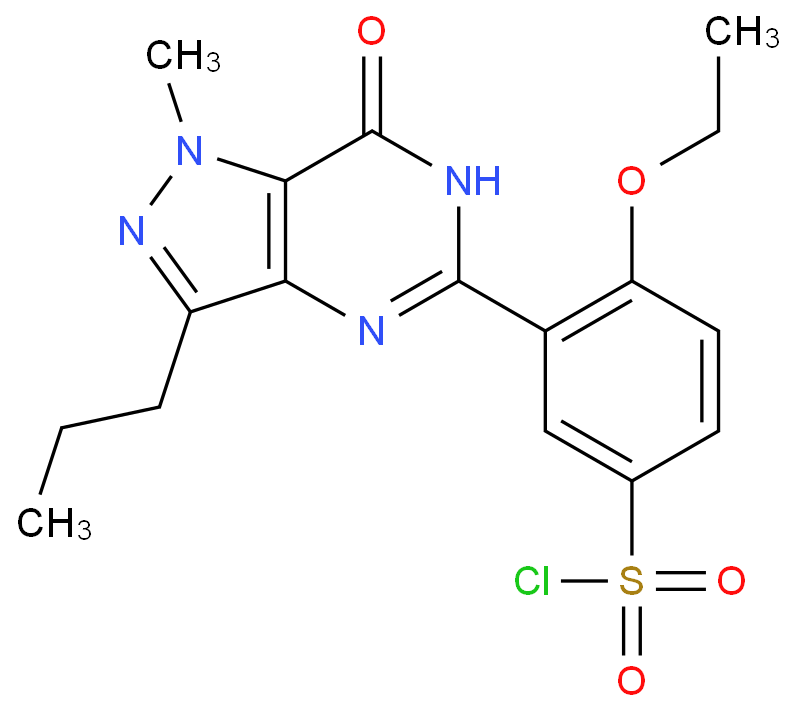 5-(5-氯磺酰基-2-乙氧基苯基)-1-甲基-3-丙基-1,6-二氢-7h-吡唑并[4,3-d]嘧啶-7-酮，CAS号：139756-22-2现货供应