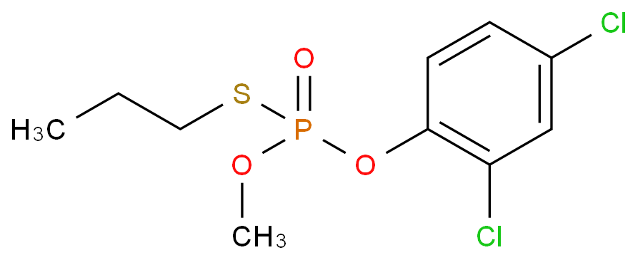  Phosphorothioic acid, O-(2,4-dichlorophenyl) O-methyl S-propyl ester