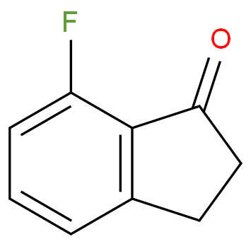 7-Fluoro-1-indanone structure