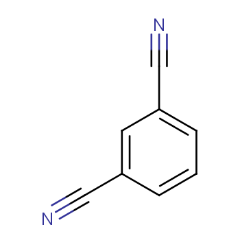间苯二甲腈化学结构式