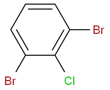 2-氯-1,3-二溴苯2,6-二溴-1-氯苯化学结构式