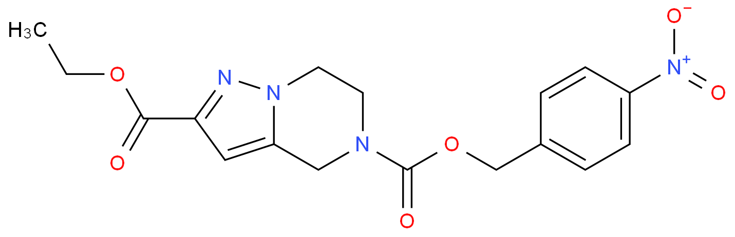 6,7-二氢吡唑并[1,5-A]吡嗪-2,5(4H)-二甲酸-2-乙酯-[5-(4-硝基苄基)]酯 CAS号:623565-14-0科研及生产专用 高校及研究所支持货到付款