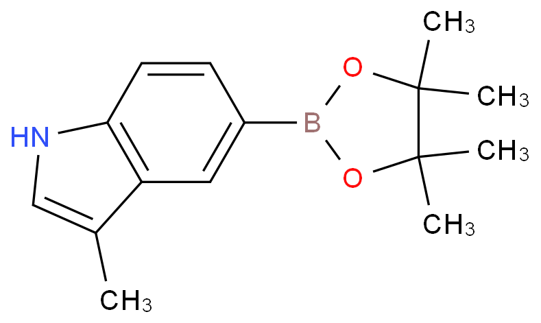 3-甲基-5-(四甲基-1,3,2-二噁硼戊环-2-基)-1H-吲哚851524-90-8（科研试剂/现货优势供应）