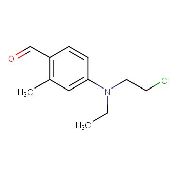 4-[2-chloroethyl(ethyl)amino]-2-methylbenzaldehyde