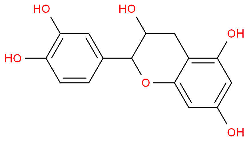 cis-()-2-(3,4-dihydroxyphenyl)-3,4-dihydro-2H-1-benzopyran-3,5,7-triol