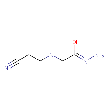 Glycine, N-(2-cyanoethyl)-, hydrazide  