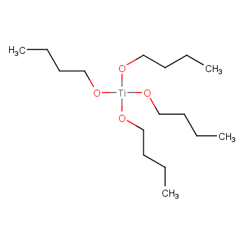 钛酸四丁酯化学结构式
