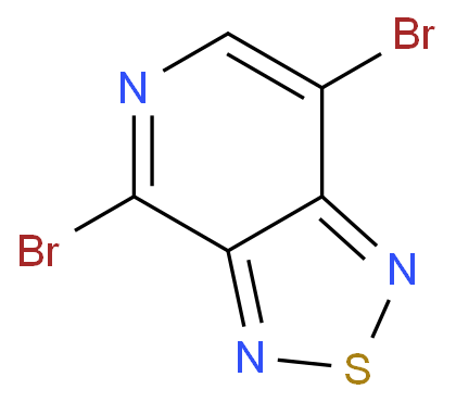 4, 7-二溴-[1, 2, 5] 噻二唑并 [3, 4-C] 吡啶化学结构式