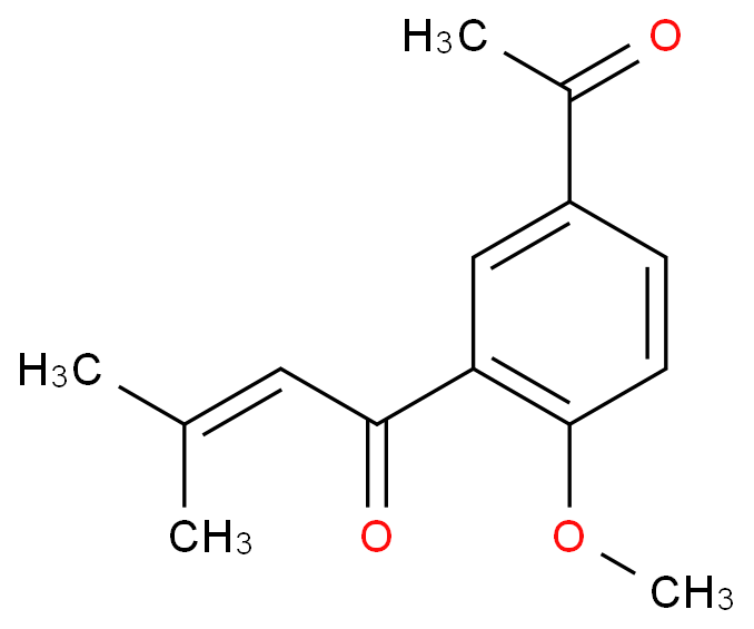 1-(5-乙酰基-2-甲氧基苯基)-3-甲基丁-2-烯-1-酮价格, Dehydroespeletone对照品, CAS号:51995-99-4
