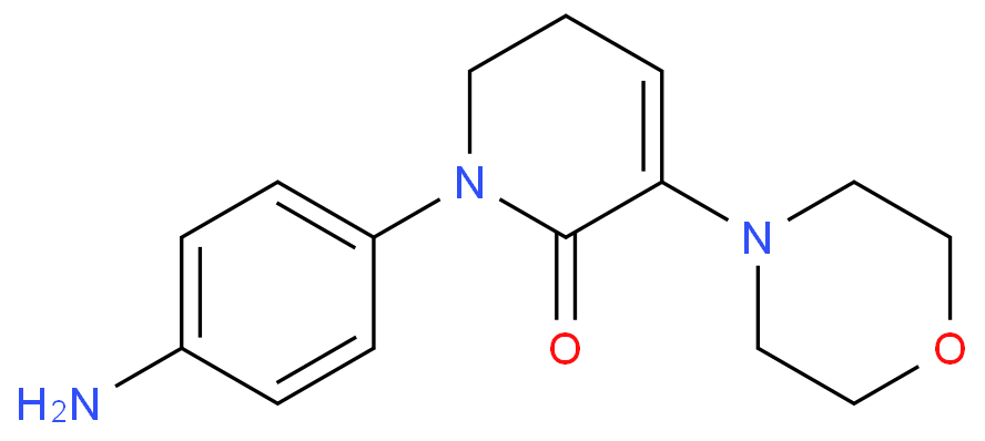 1-(4-氨基苯基)-5,6-二氢-3-(4-吗啉)-2(1贬)-吡啶酮/1267610-26-3
