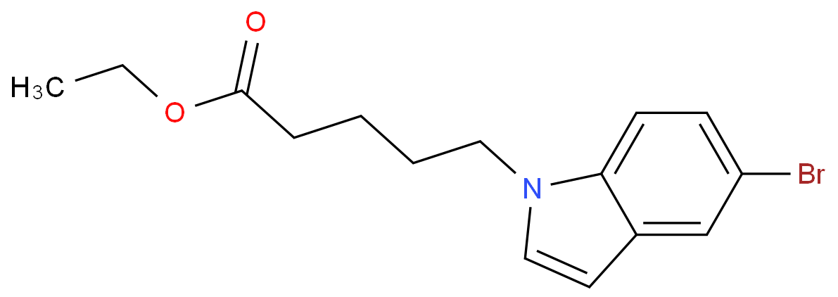 5-Bromo-1-(4-ethoxycarbonylbutyl)indole