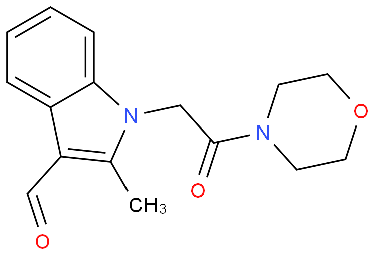 2-METHYL-1-(2-MORPHOLIN-4-YL-2-OXO-ETHYL)-1H-INDOLE-3-CARBALDEHYDE