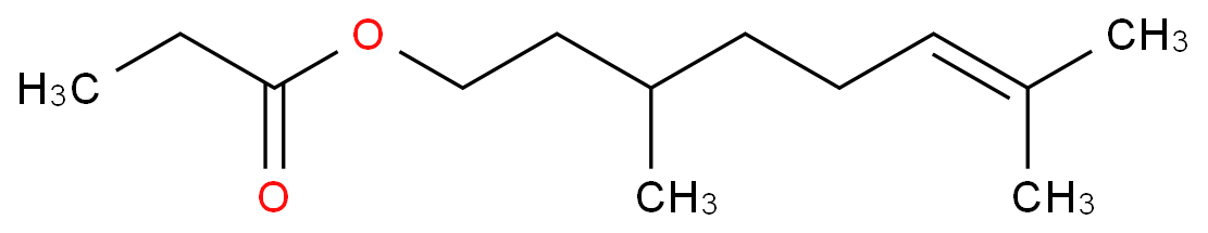 6-Octen-1-ol,3,7-dimethyl-, 1-propanoate  