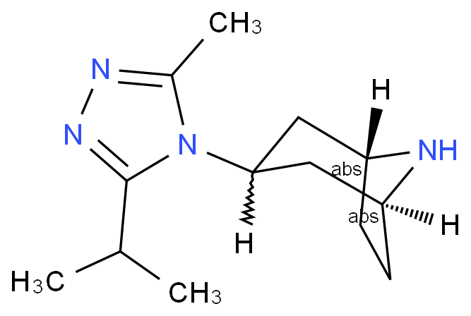 (1R,3s,5S)-3-(3-異丙基-5-甲基-4H-1,2,4-三唑-4-基)-8-氮雜雙環(huán)(3.2.1)辛烷