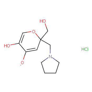 6-(PYRROLIDINOMETHYL)-KOJIC ACID HYDROCHLORIDE