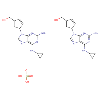 硫酸阿巴卡韦化学结构式