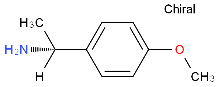 22038-86-4 (R)-(+)-1-(4-甲氧基苯)乙胺 结构式图片