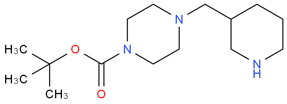 4-(哌啶-3-基甲基)哌嗪-1-甲酸叔丁酯 CAS号:1211569-09-3科研及生产专用 高校及研究所支持货到付款