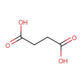 Succinic acid structure