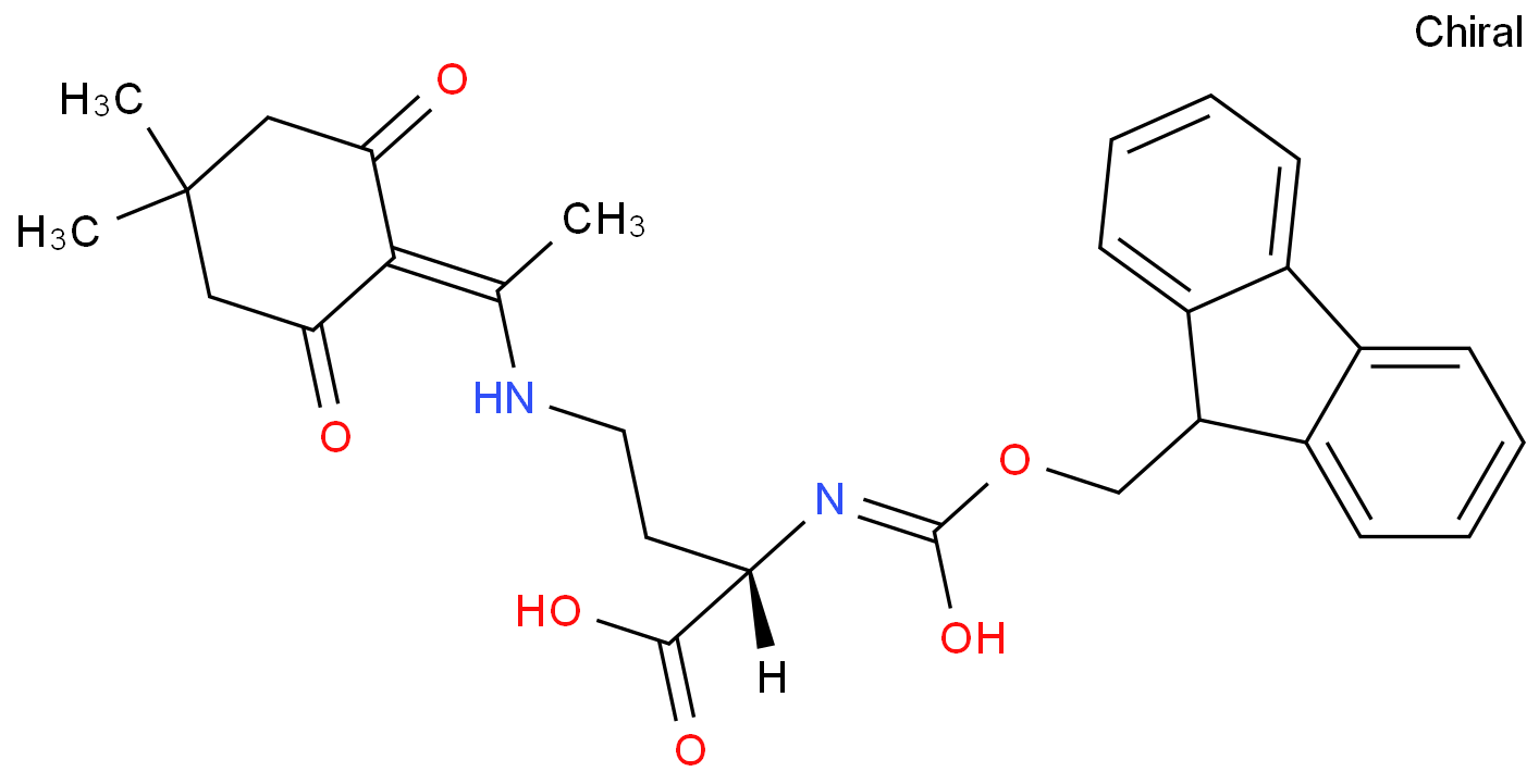 (2S)-4-[1-(4,4-dimethyl-2,6-dioxocyclohexylidene)ethylamino]-2-(9H-fluoren-9-ylmethoxycarbonylamino)butanoic acid