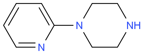1-(2-吡啶基)哌嗪化学结构式