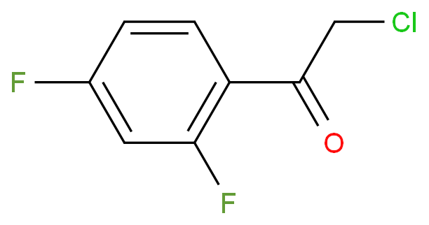 2-氯-2',4'-二氟苯乙酮化学结构式