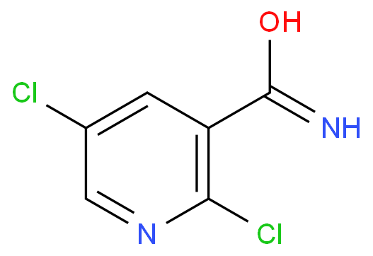 2,5-二氯烟酰胺化学结构式